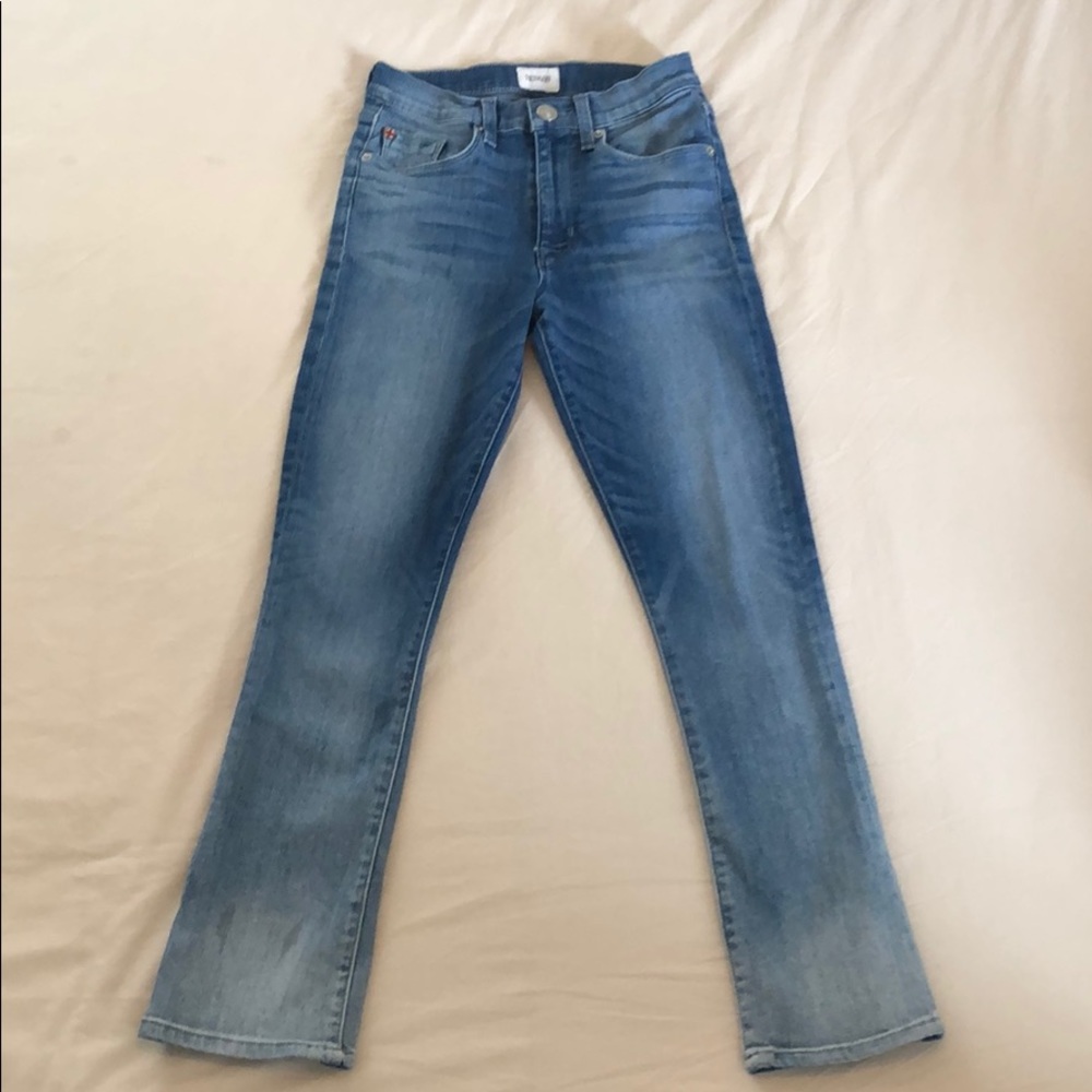 High Rise Cropped Leg Flair Hudson Jeans